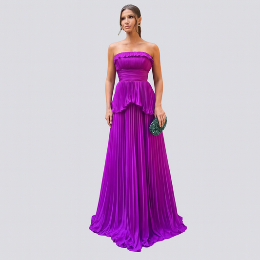 Vestido Elegancia Púrpura