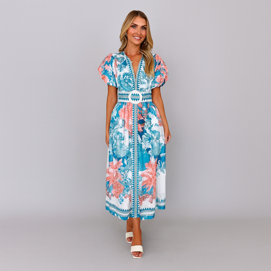 Vestido Mar Azul