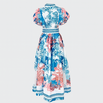 Vestido Mar Azul