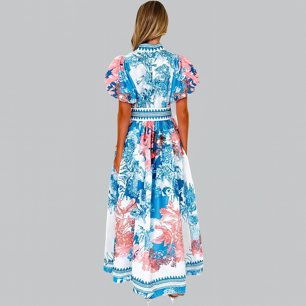 Vestido Mar Azul