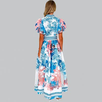 Vestido Mar Azul
