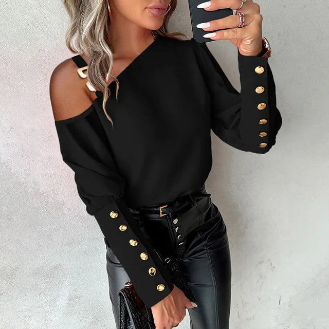 Casual Off blusa Maglem