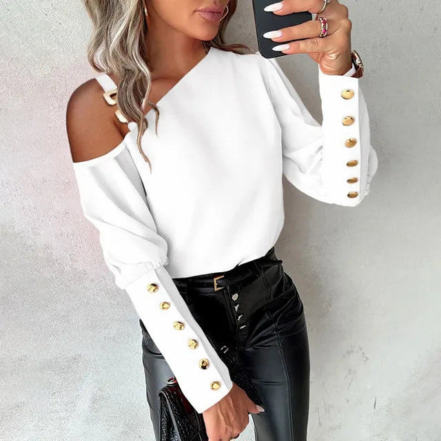 Casual Off blusa Maglem