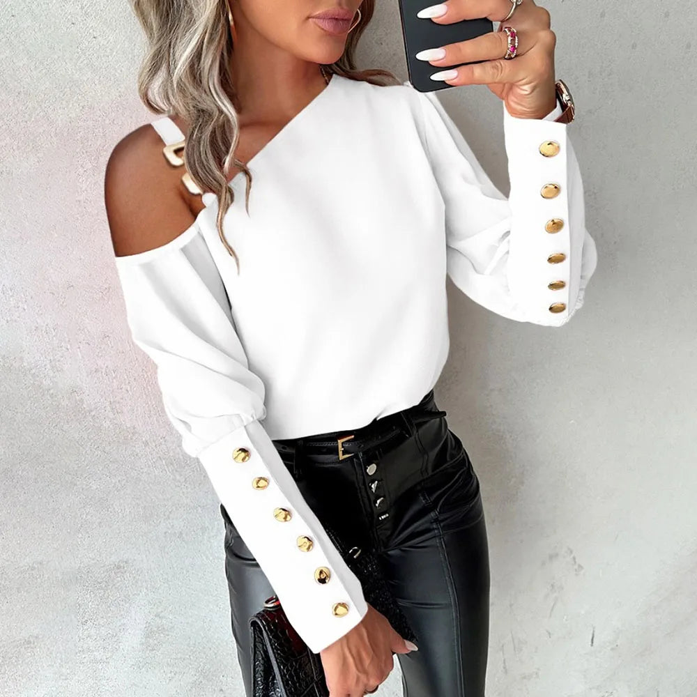 Casual Off blusa Maglem
