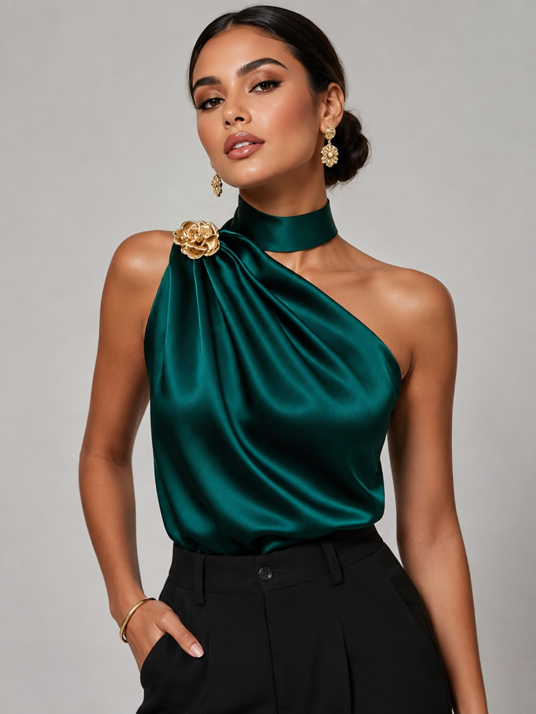 Emerald Imperial Blouse