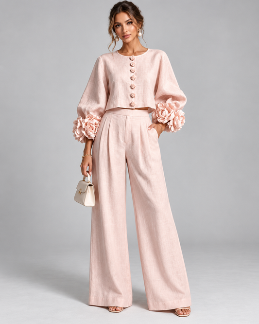 Conjunto Romance en Flor
