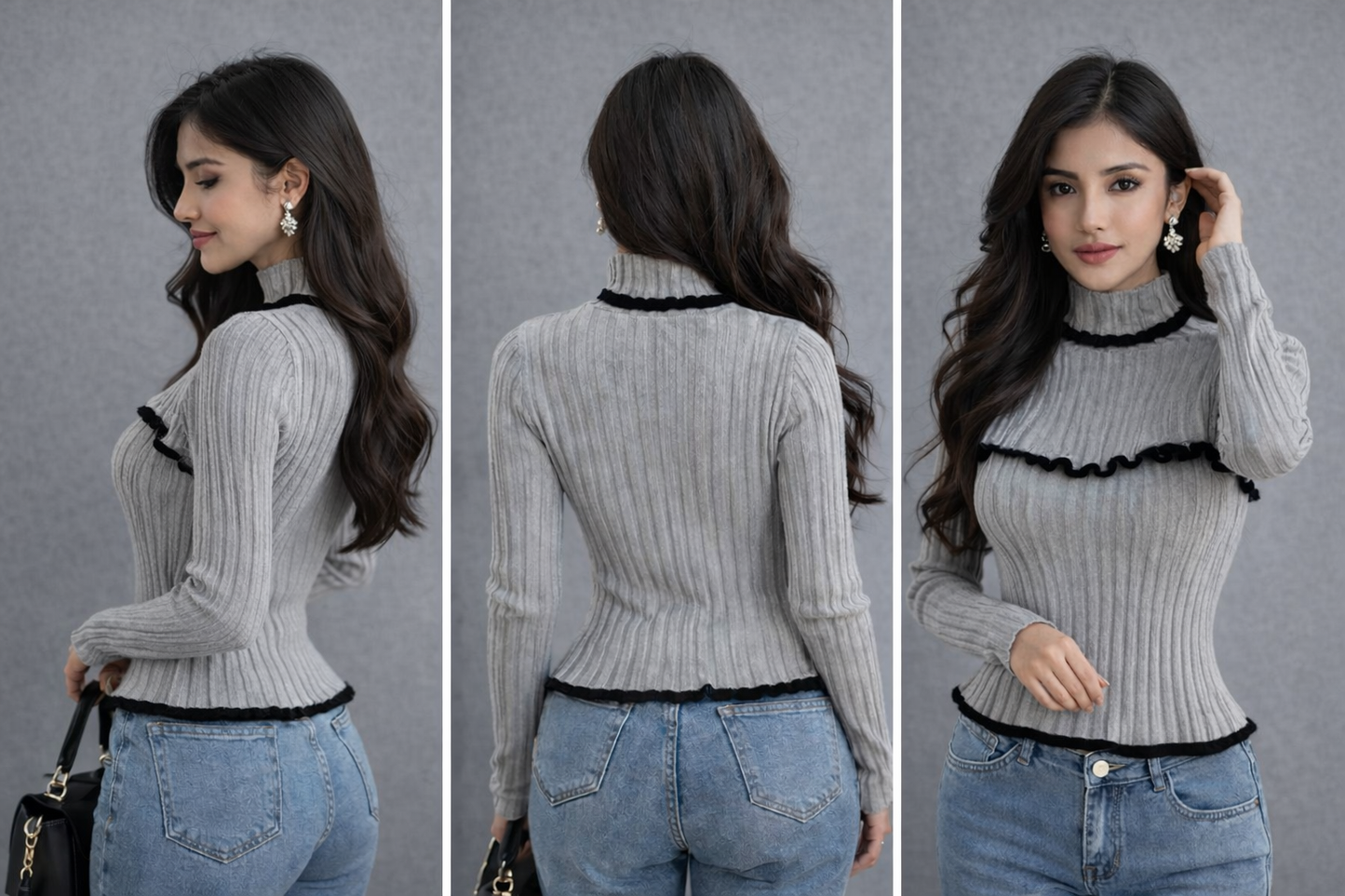 Wavy Elegance Blouse