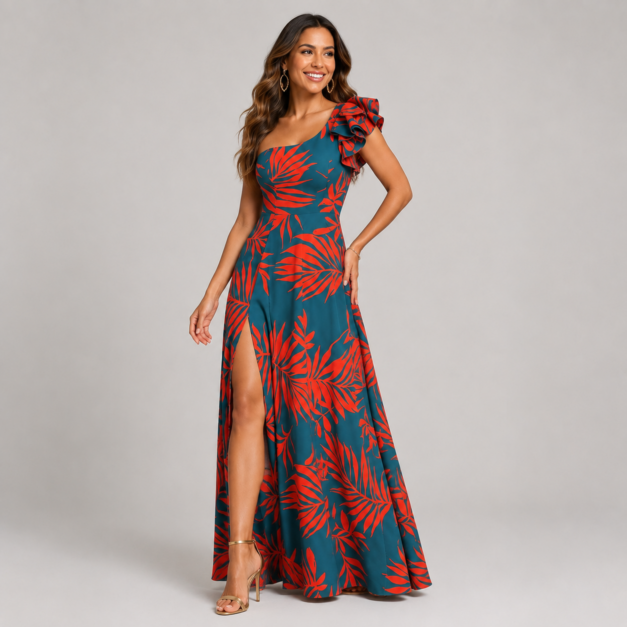 Coral Breeze Dress