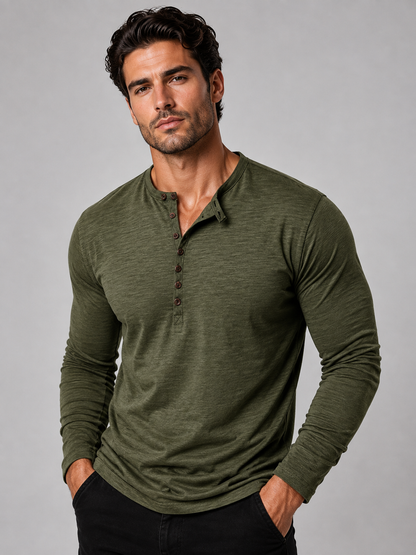 Camiseta Henley Élite
