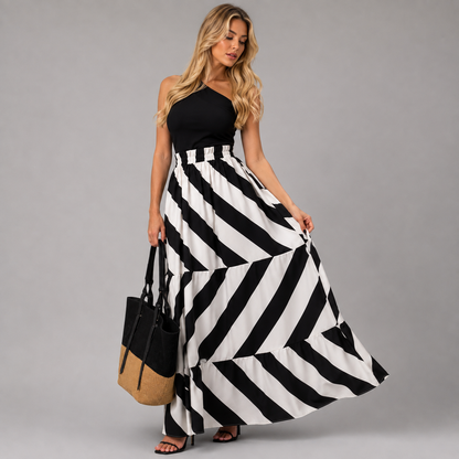 Optical Elegance Skirt