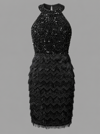 Chic Glitter Mini Dress