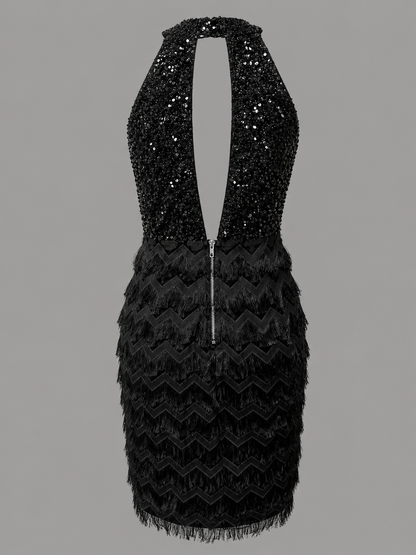 Chic Glitter Mini Dress