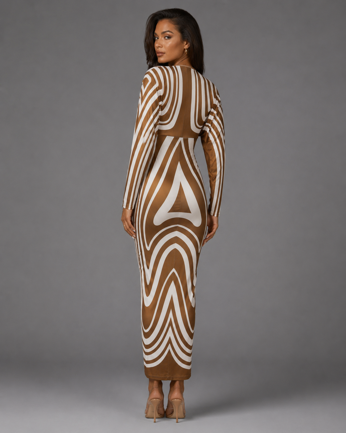 Vestido Marfil Canela