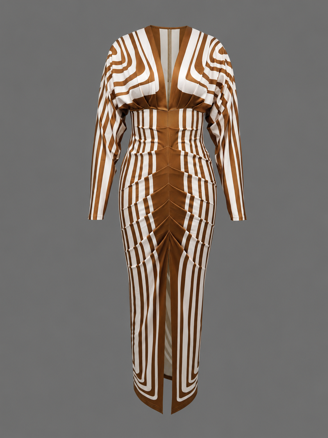 Vestido Marfil Canela