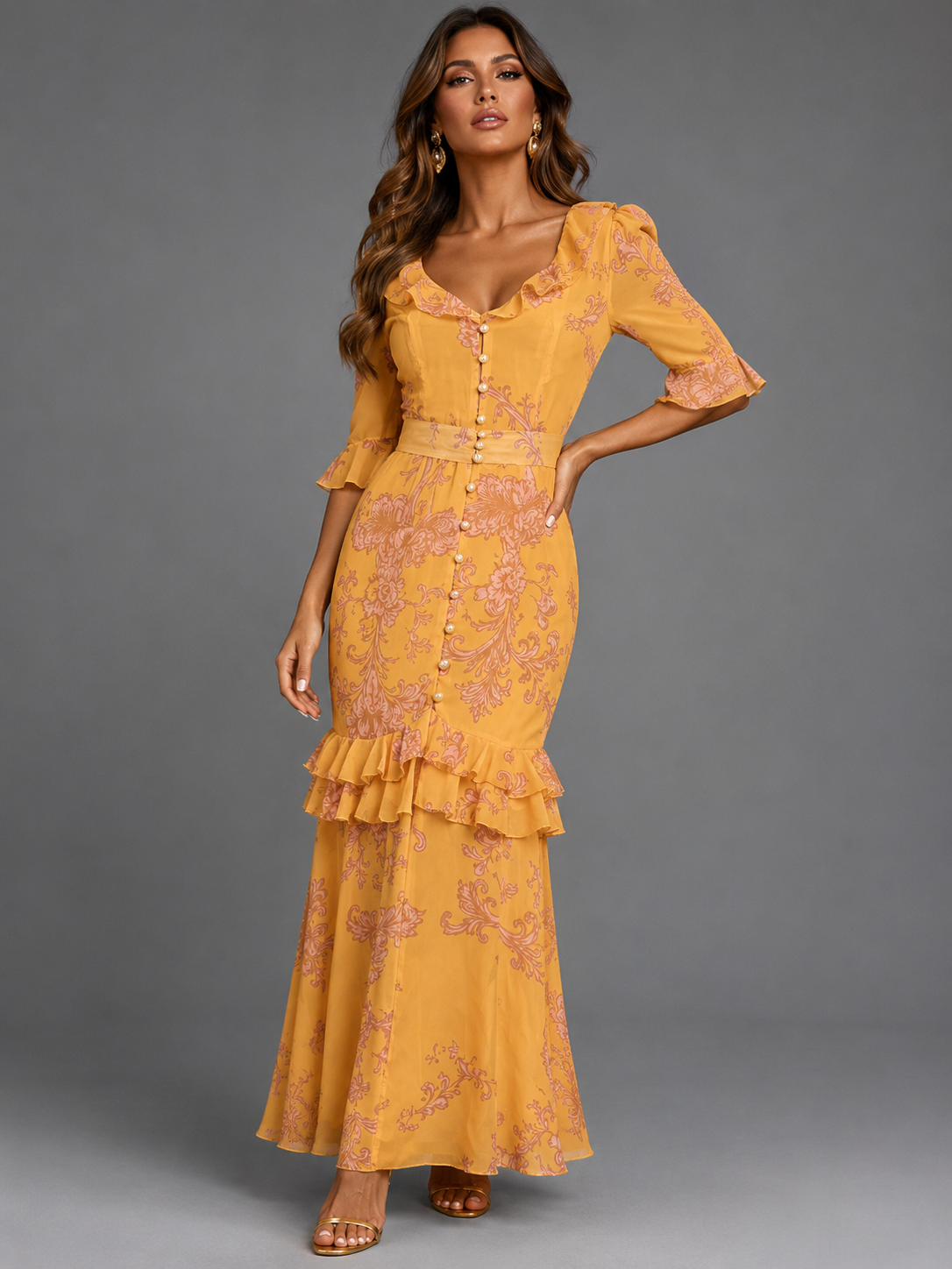 Solar Elegance Dress