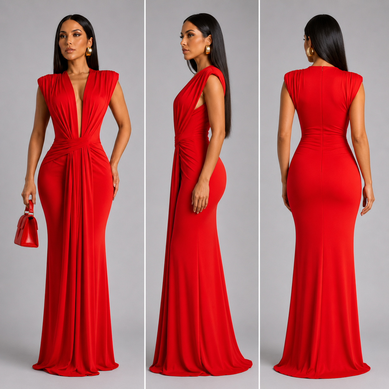 Valeria Rouge Dress