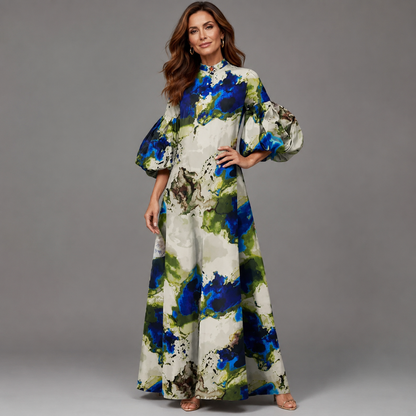 Vestido Arte Azul