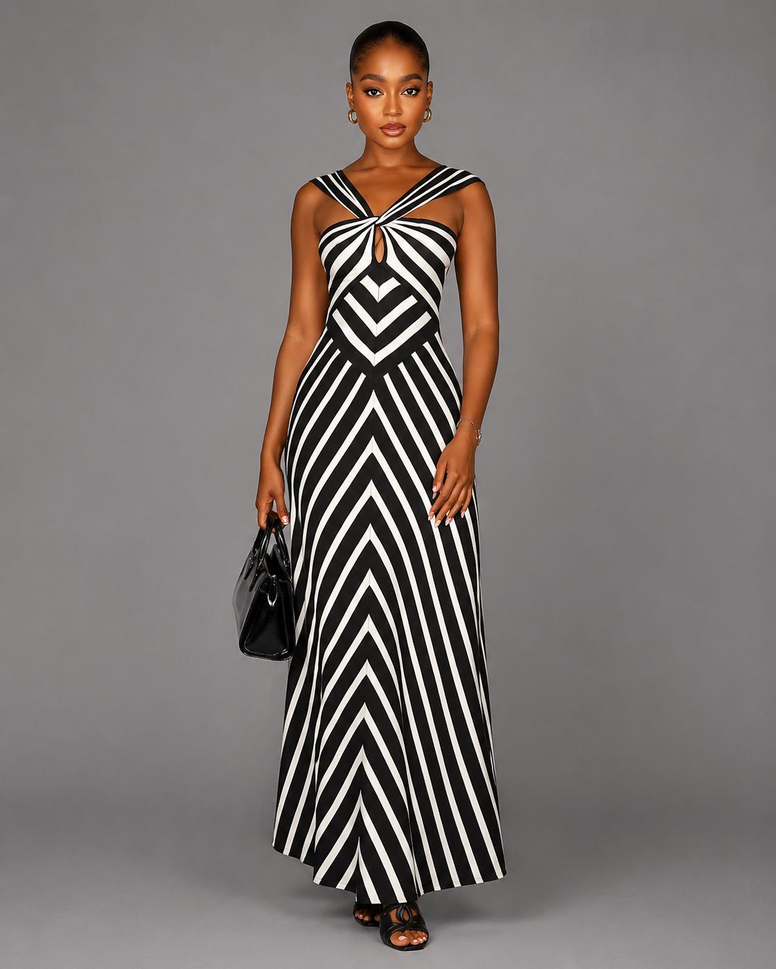 Linear Elegance Dress