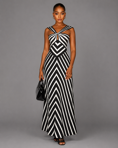 Linear Elegance Dress