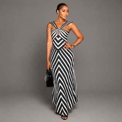 Linear Elegance Dress
