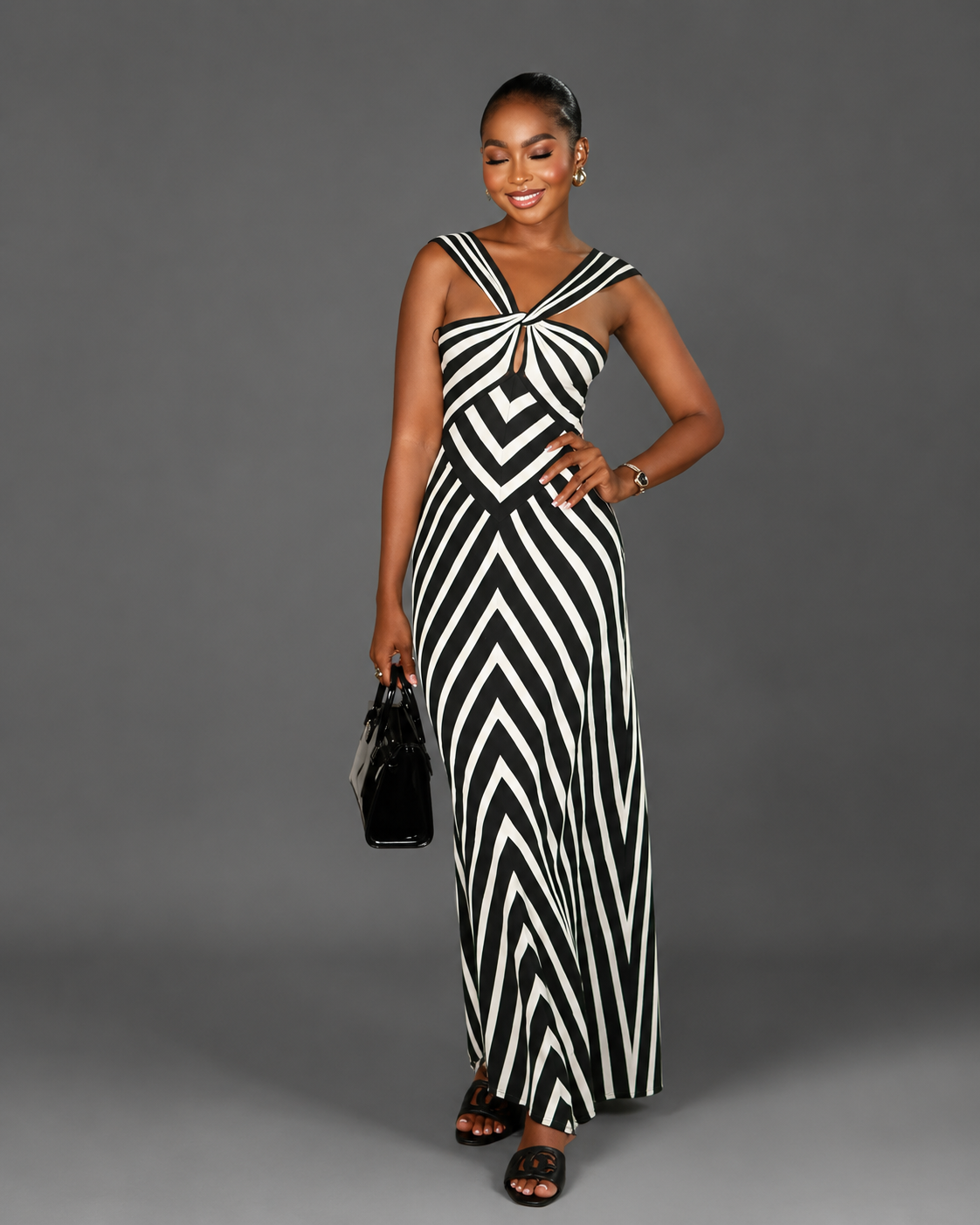 Linear Elegance Dress