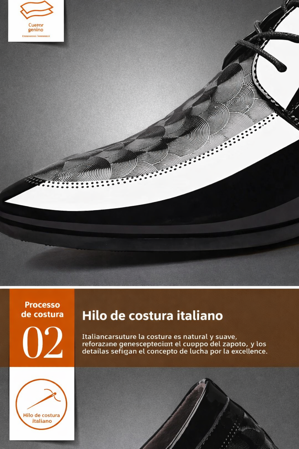 Zapatos Elite Contrast