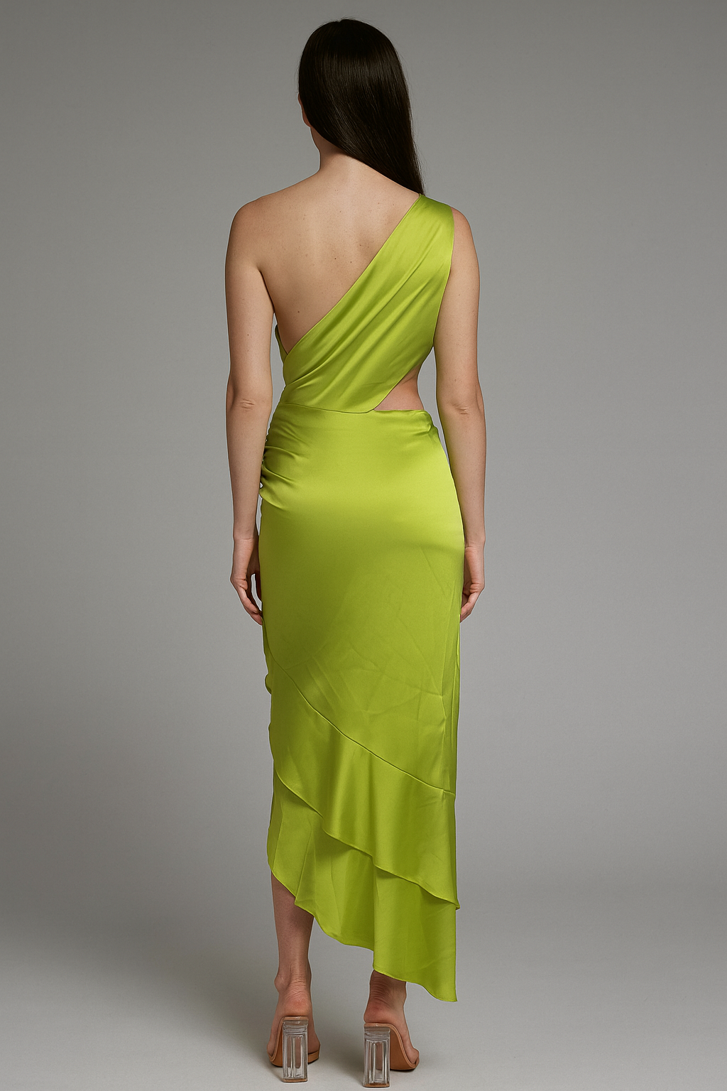 Vestido Verde Destello