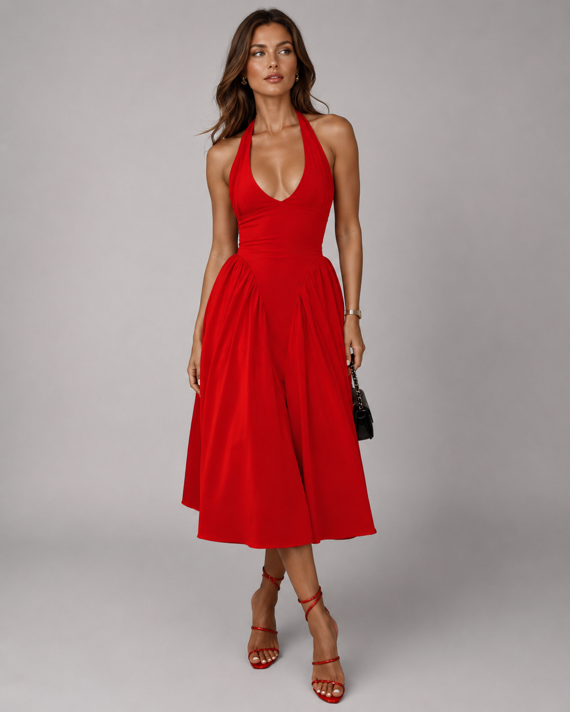 Vestido Bella Carmesí