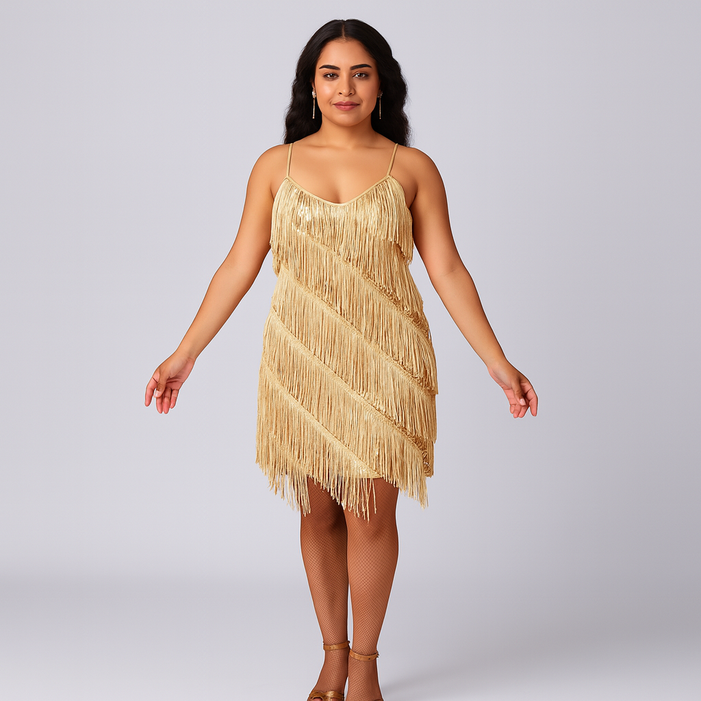 Vestido Brillo Latino