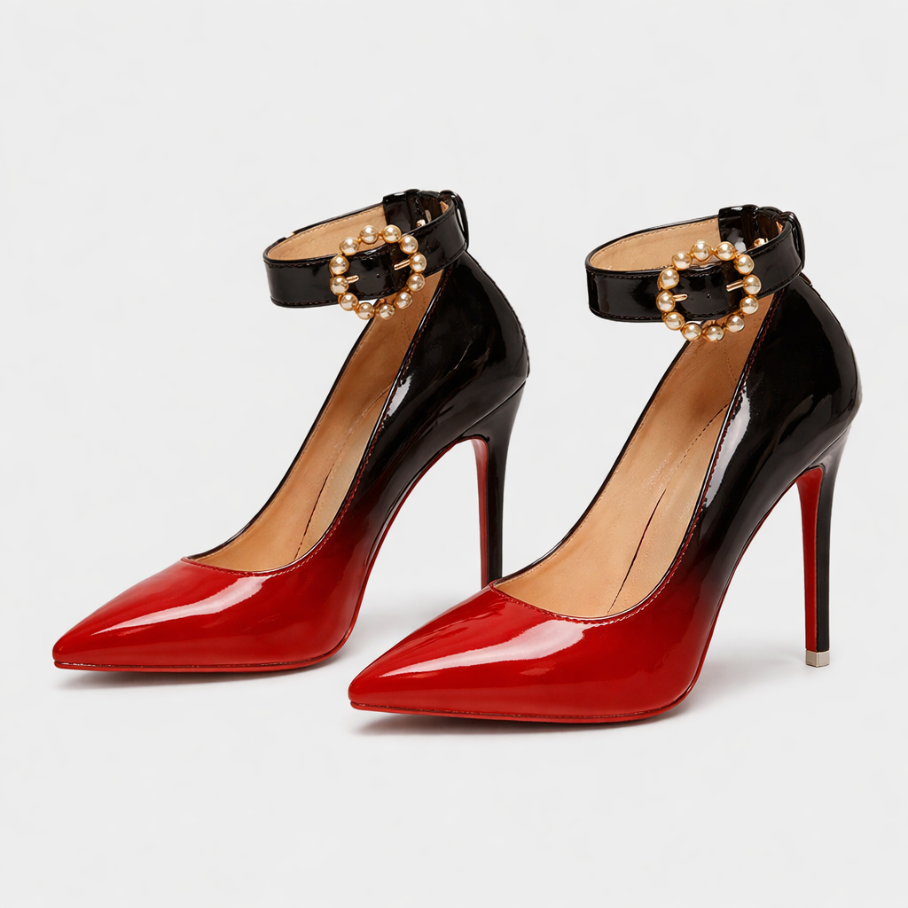 Scarlet Ombre Heels