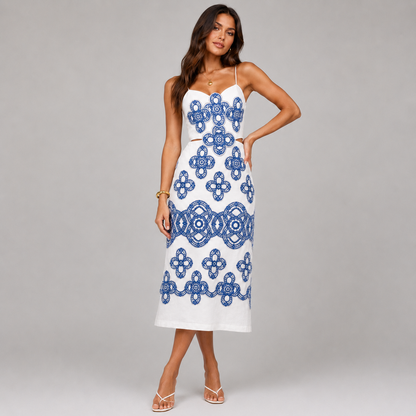 Vestido Encanto Mediterráneo