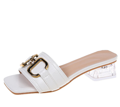 Sandalias Mules Cristal