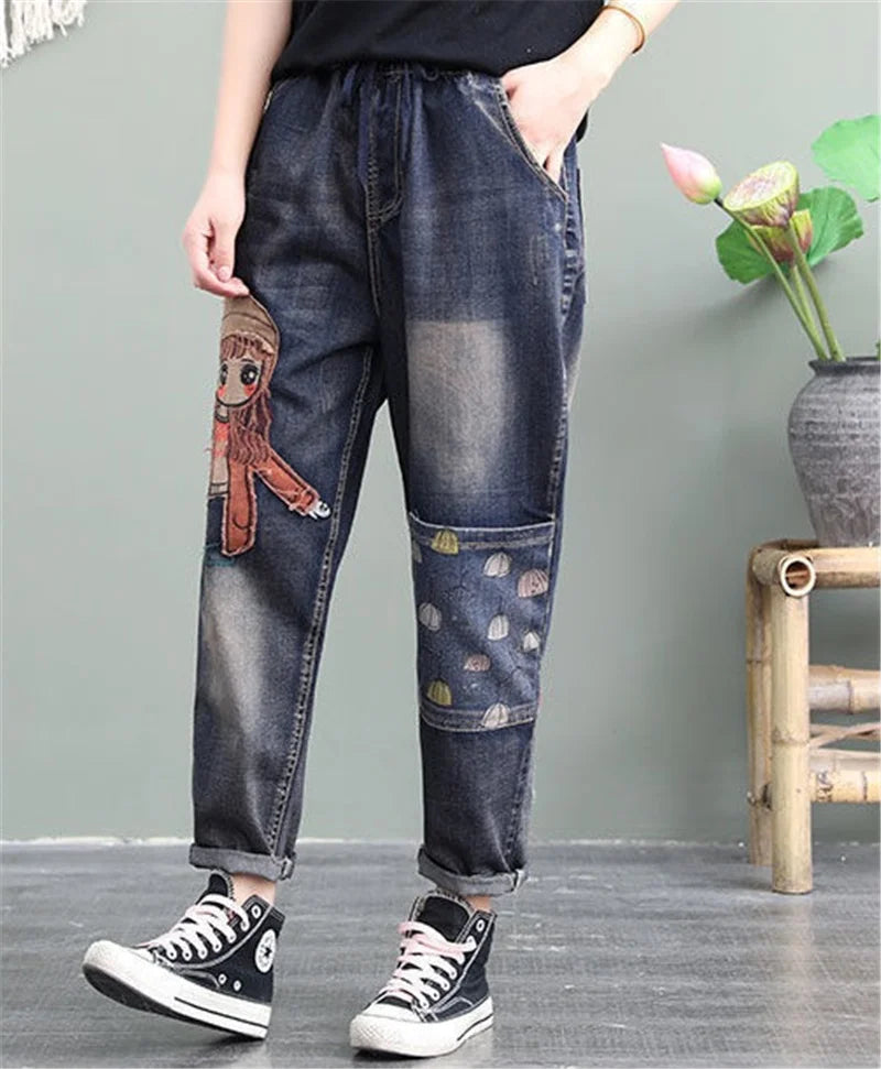 Pantalones jeans retro