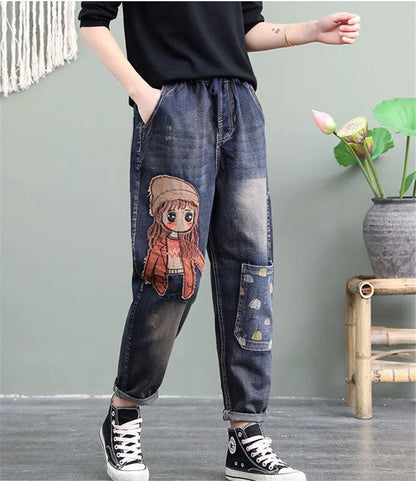 Pantalones jeans retro