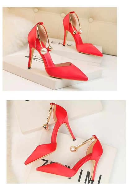 Seductive Silk Heels