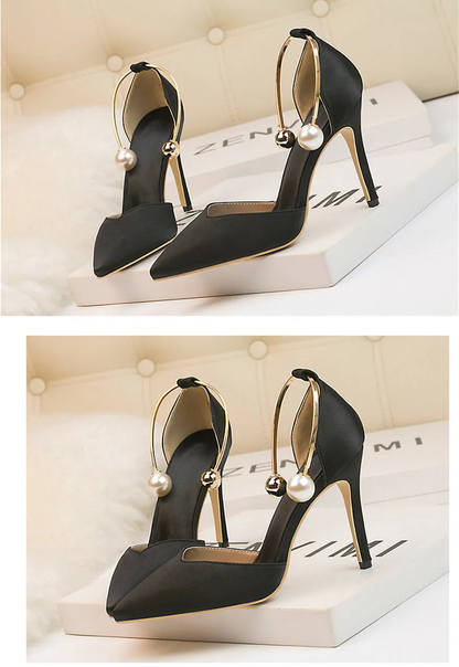 Seductive Silk Heels