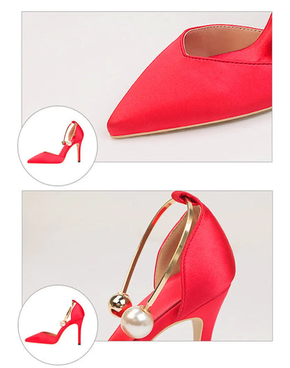 Seductive Silk Heels