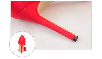 Seductive Silk Heels