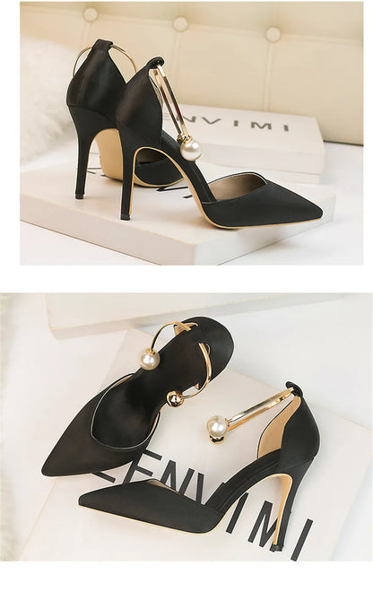 Seductive Silk Heels