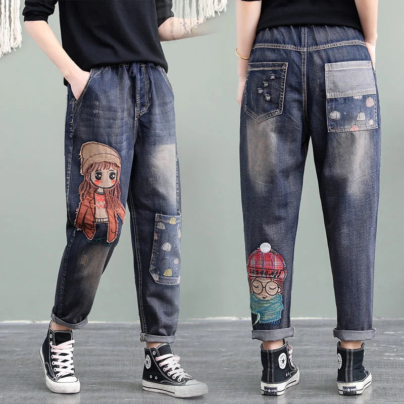 Pantalones jeans retro