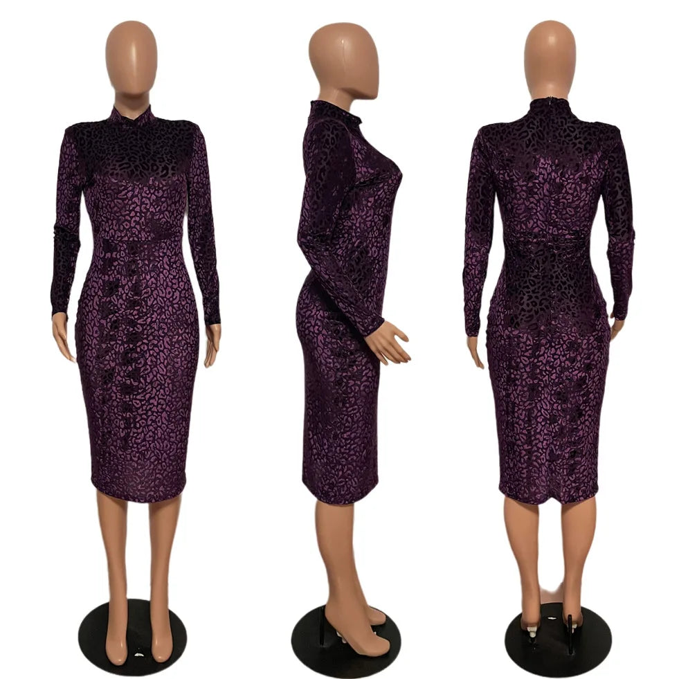 Vestido Leopard Glow