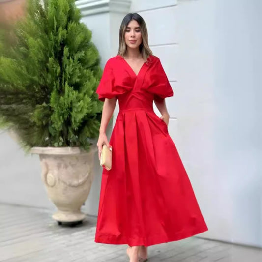 Vestido rojo Rentel