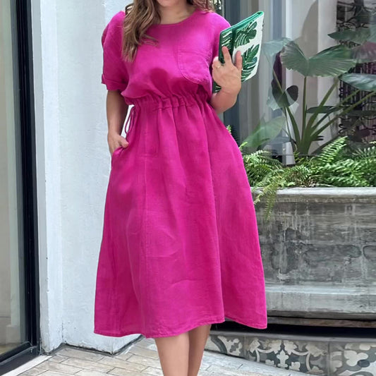 Vestido Mery rosa