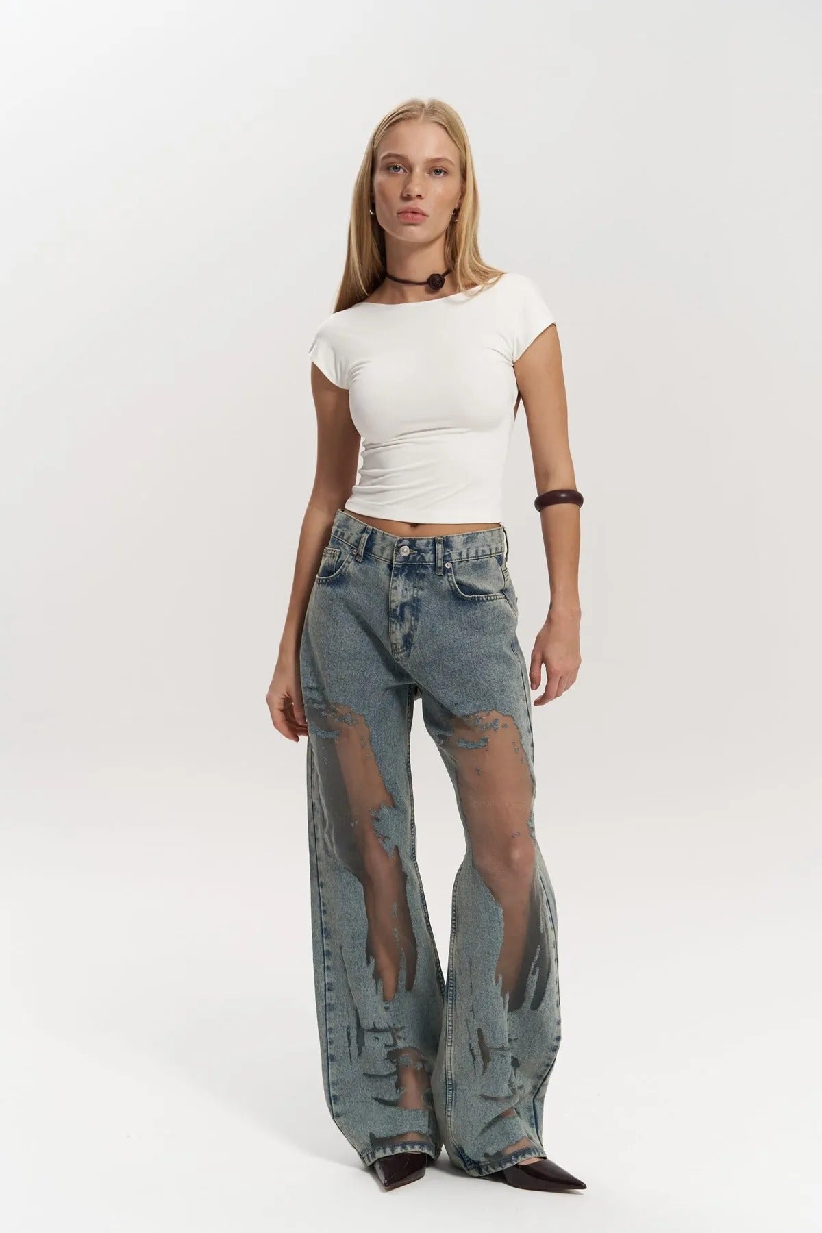 Pantalón Retro Denim