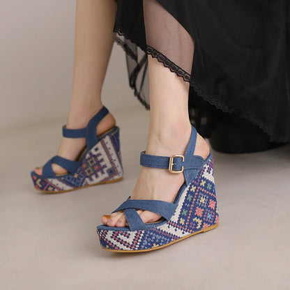 Sandalias Estilo Mezclilla