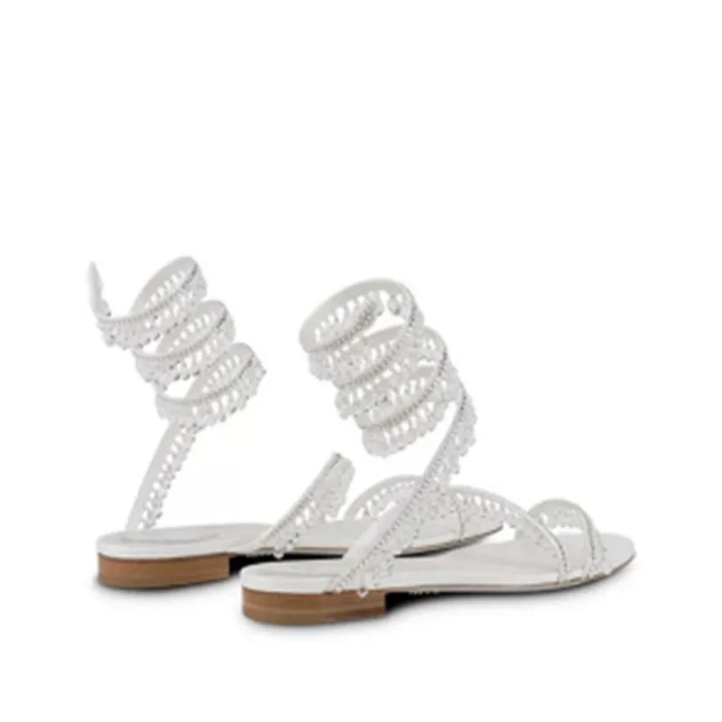Sandalias de lujo con borlas
