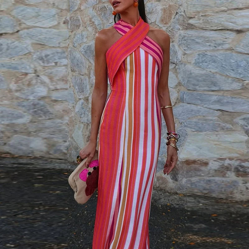 Vestido Cóctel Tropical