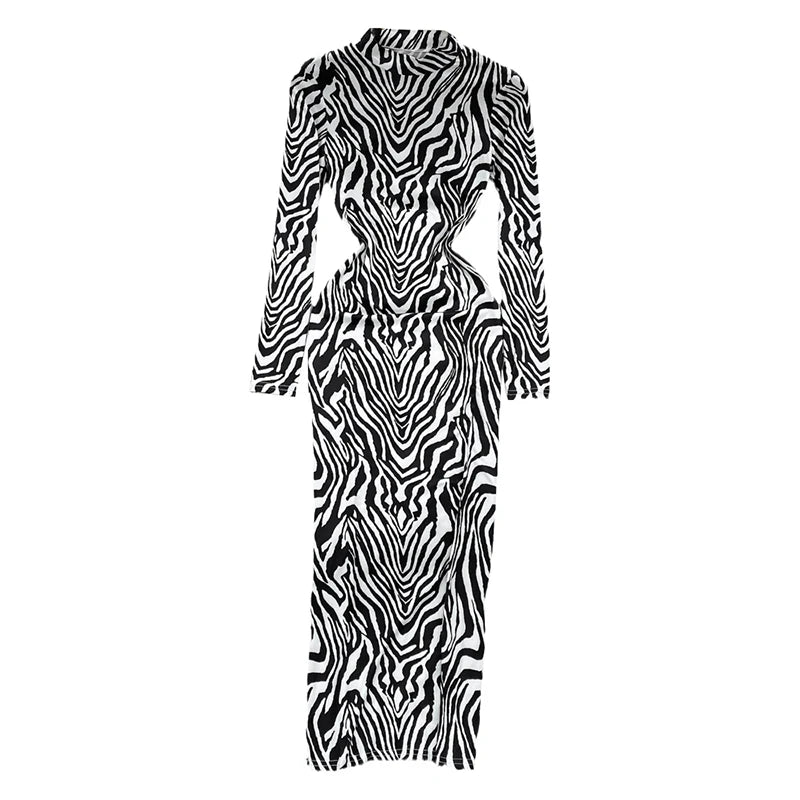Vestido Diva Monochrome