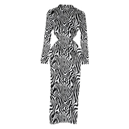 Vestido Diva Monochrome