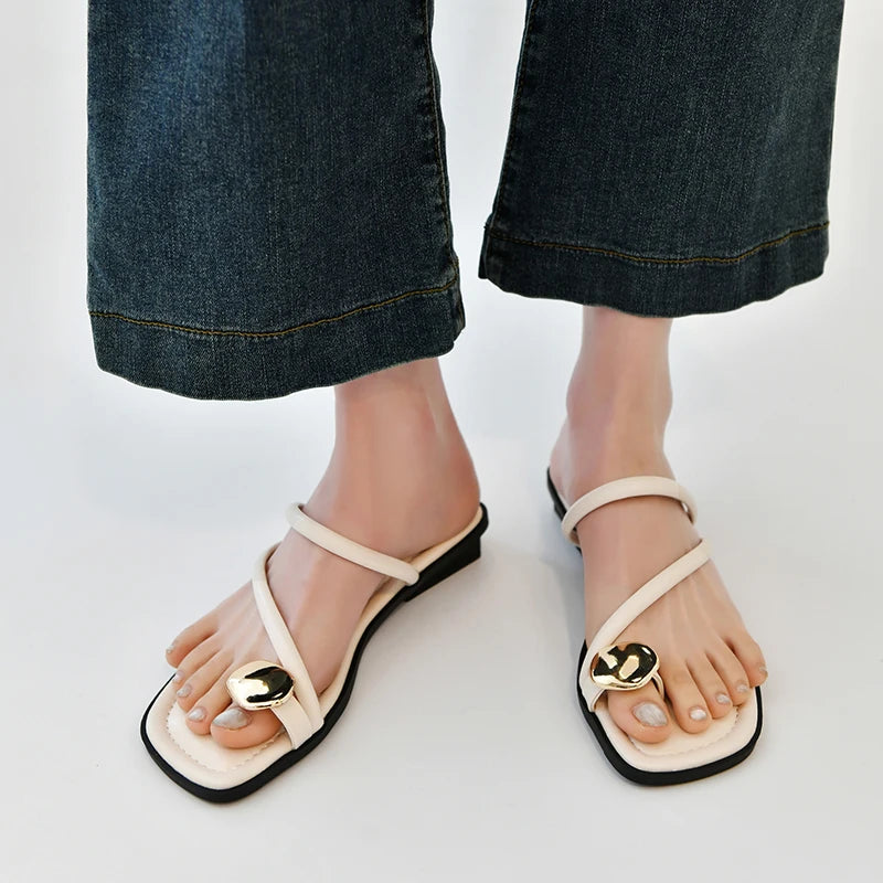 Sandalias Lujo Minimal
